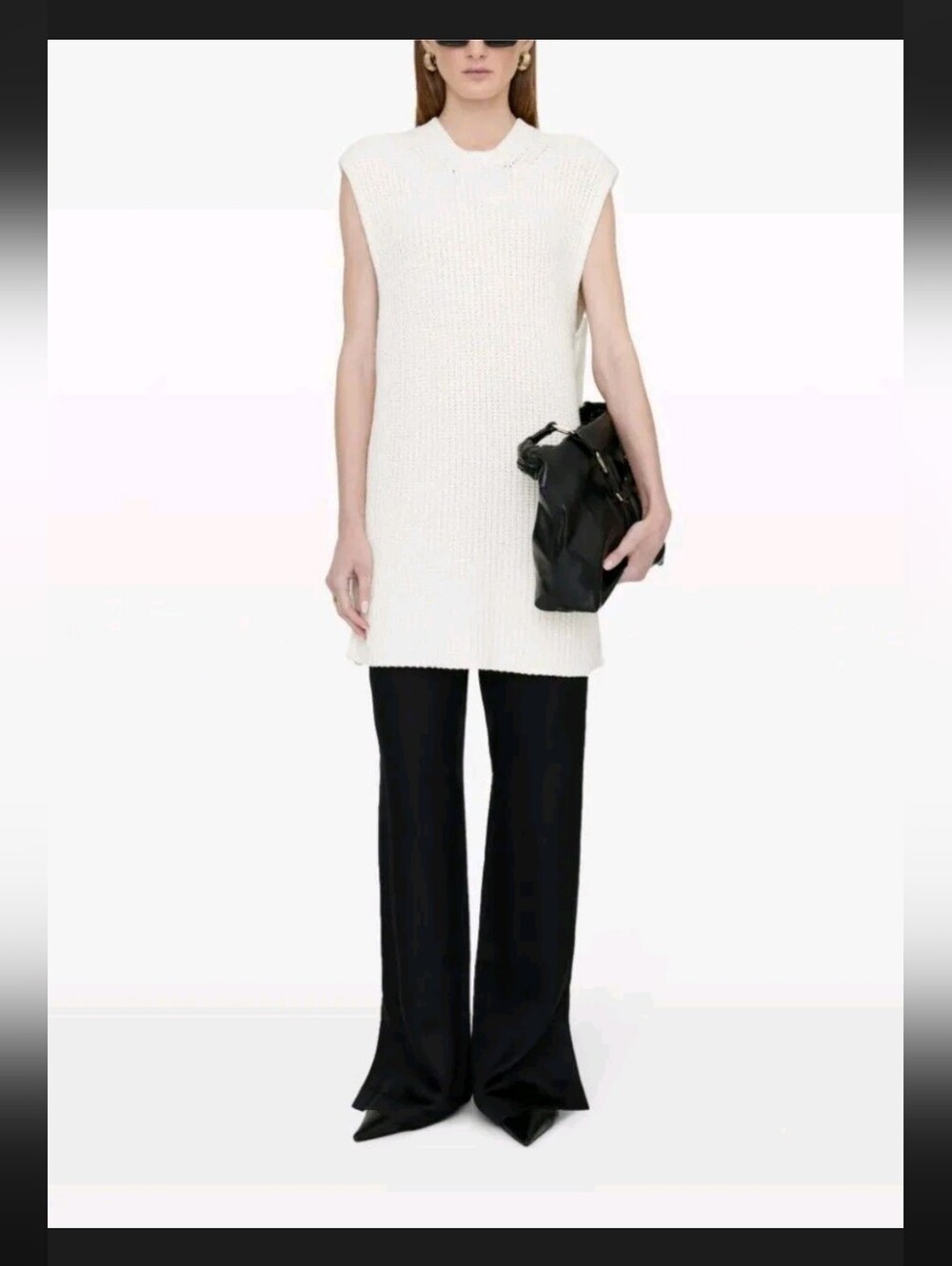 ANINE BING Sleeveless Knit Dress/Top
